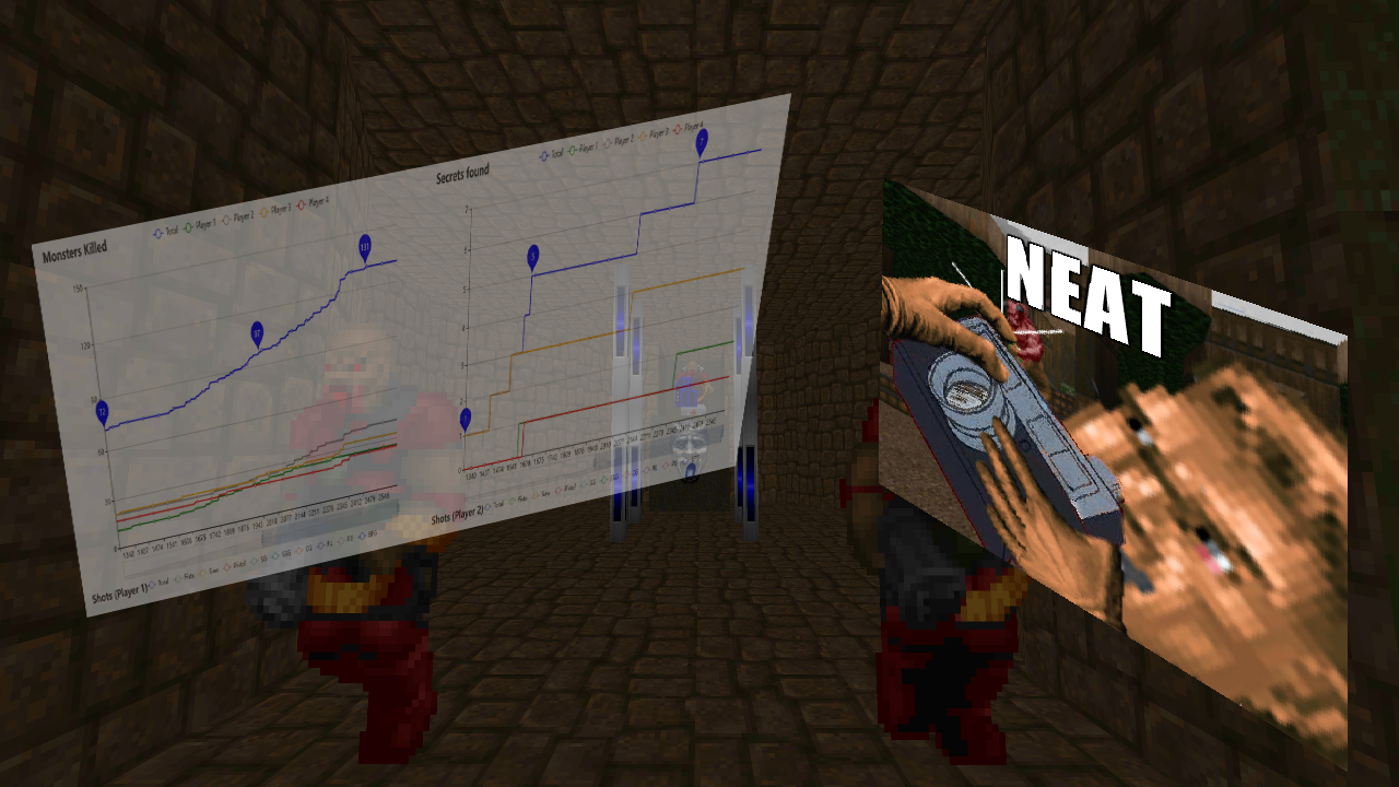 J'ai codé des statistiques pour des démos de DOOM.