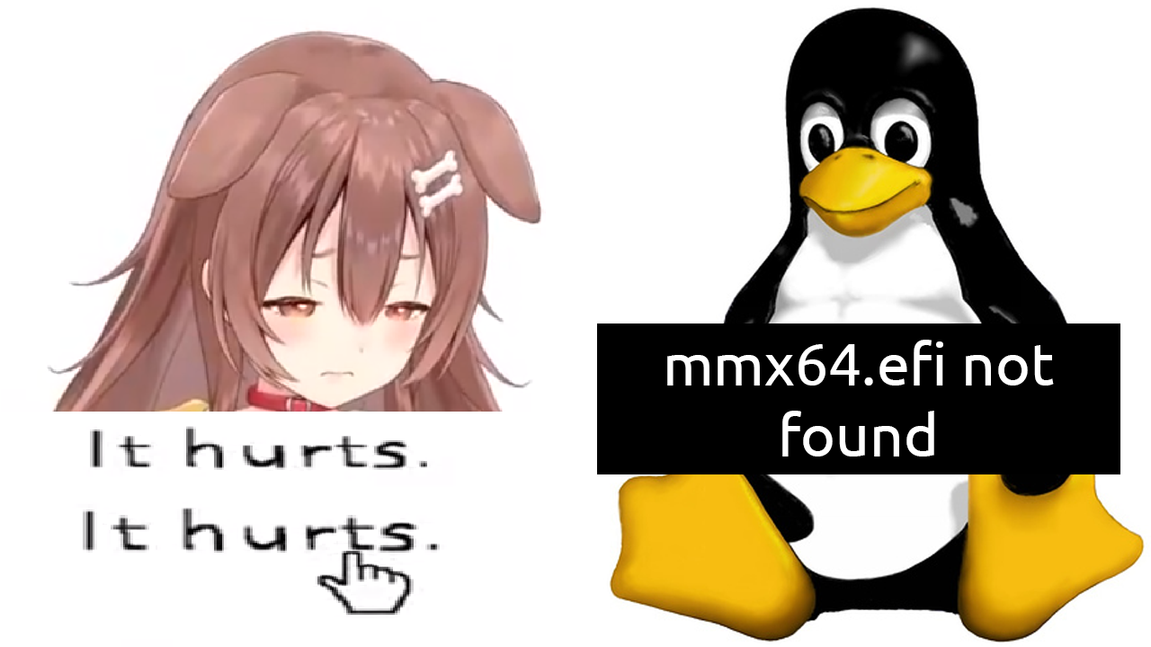 Comment j'ai résolu l'erreur "mmx64.efi not found" en voulant installer Linux.